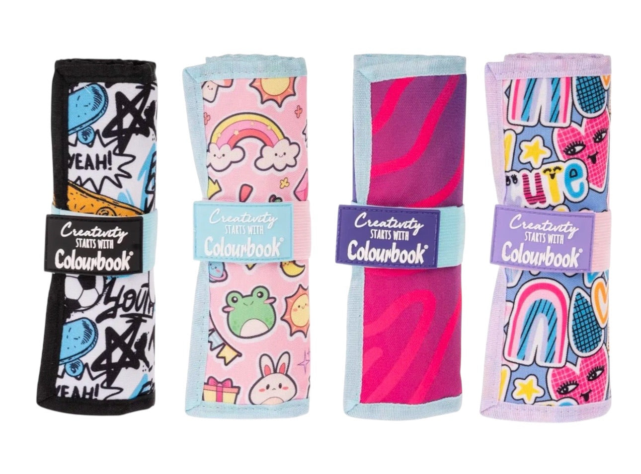 Astuccio portapastelli a rotolo Creativity – 24 pastelli COLOURBOOK