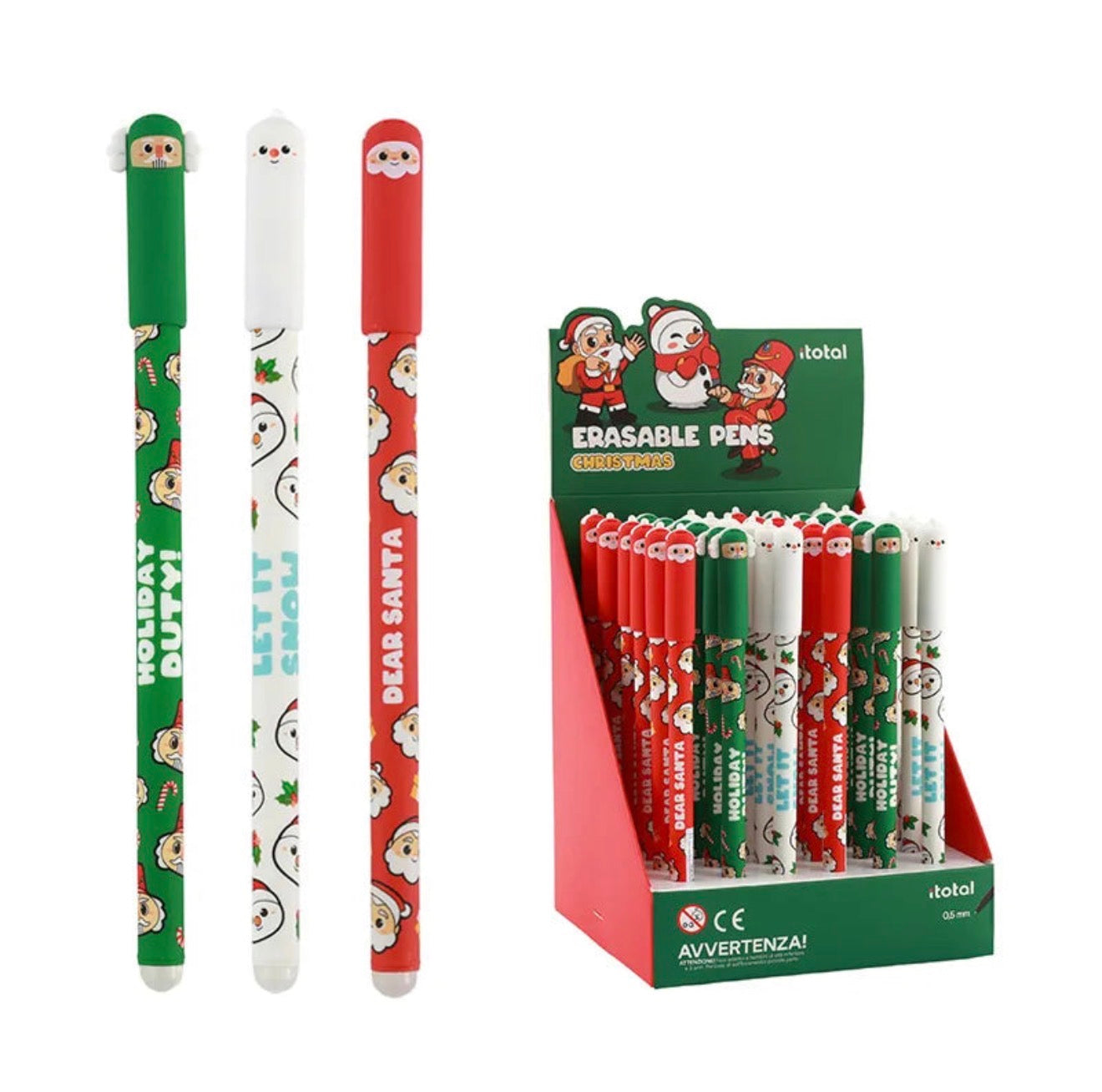 Penna Cancellabile Xmas - Itotal