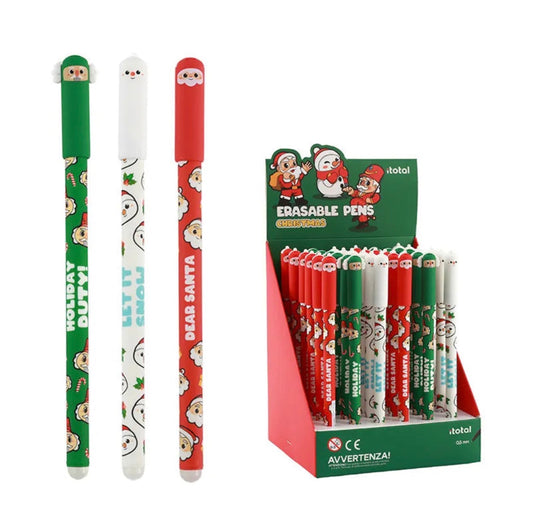 Penna Cancellabile Xmas - Itotal
