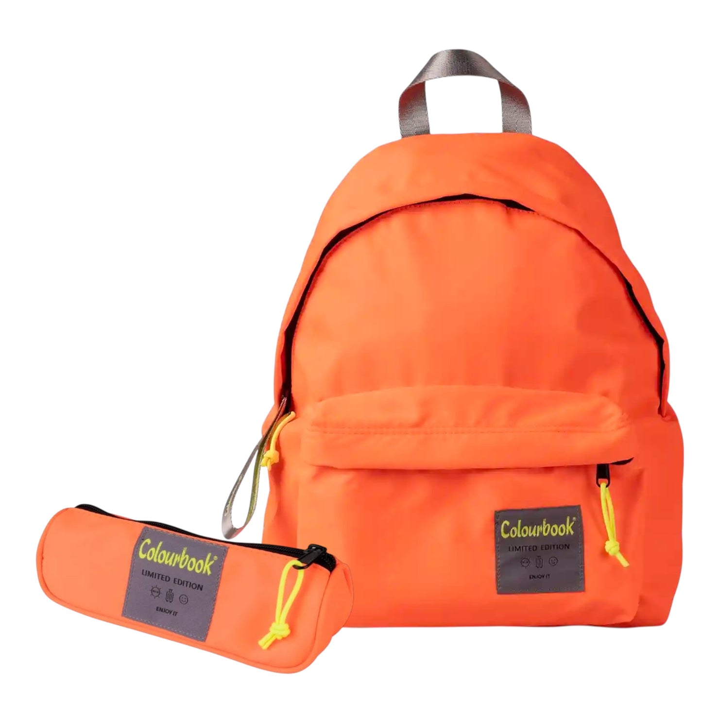 Zaino + Astuccio Satin Arancio - Colourbook