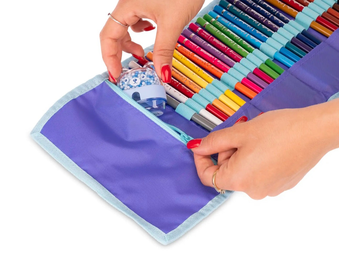 Astuccio portapastelli a rotolo Creativity – 24 pastelli COLOURBOOK