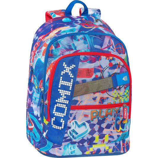 Zaino organizzato COMIX Bright Blu