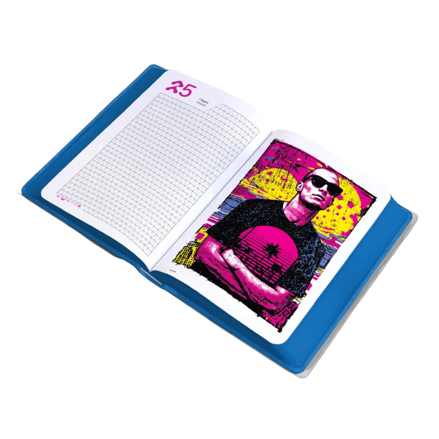 Diario Vivid Blue 26/27 Be You