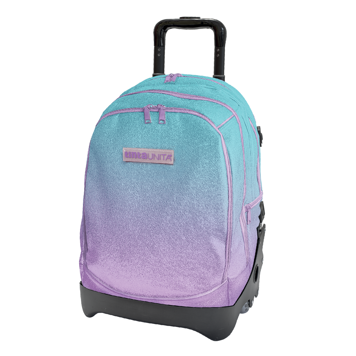 Zaino Trolley Crooss Gradient Glamour Azzurro Viola - Tinta Unita