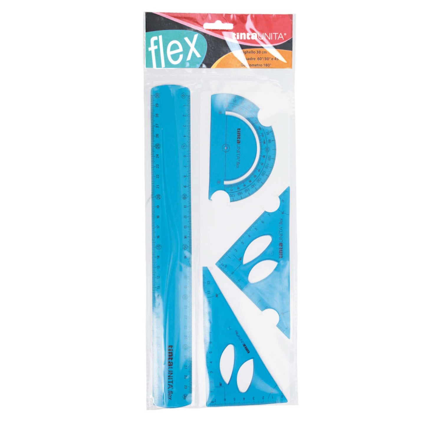 Mini set Righelli Flex Neon Tinta Unita