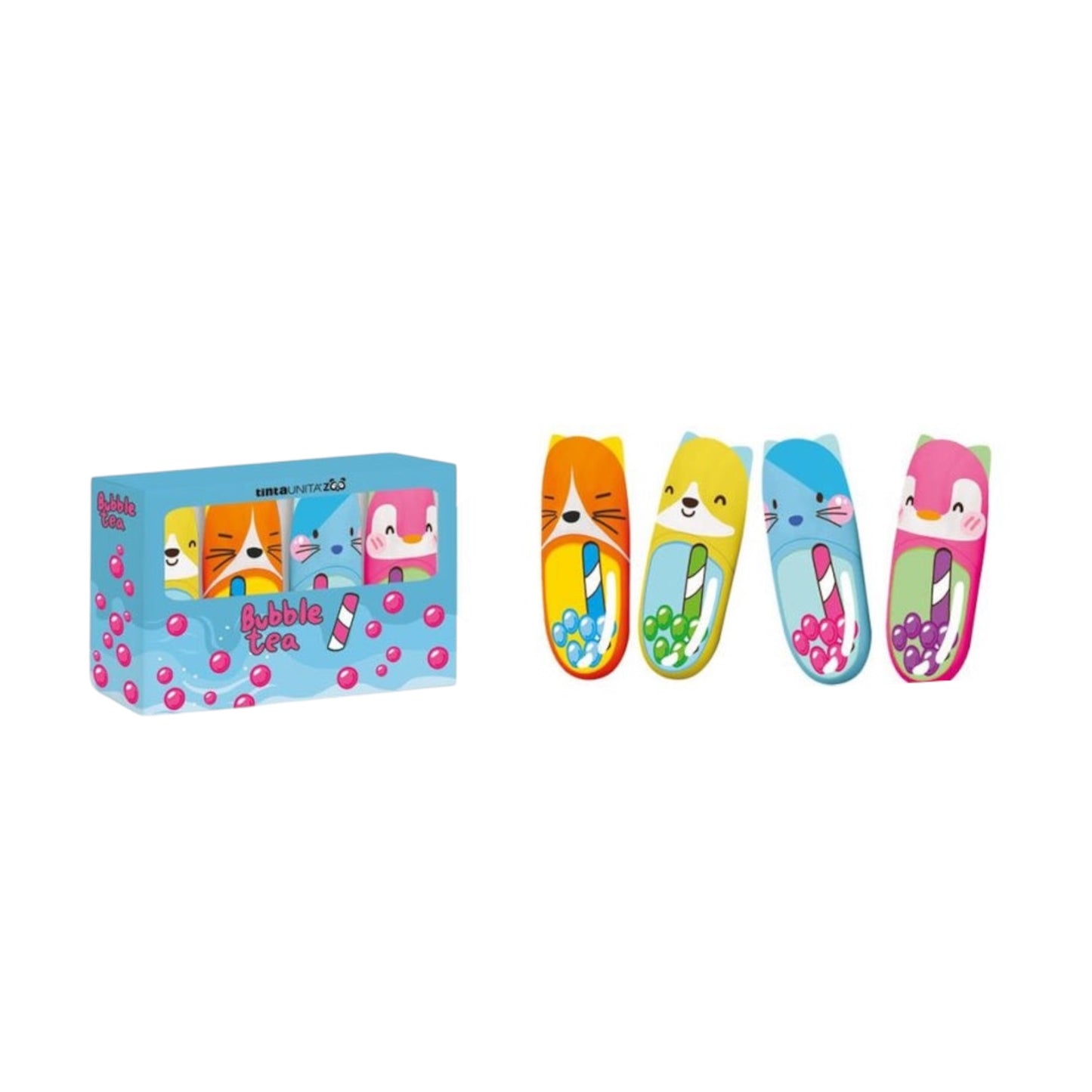 Set Mini Evidenziatori - Tinta Unita Bubble Tea