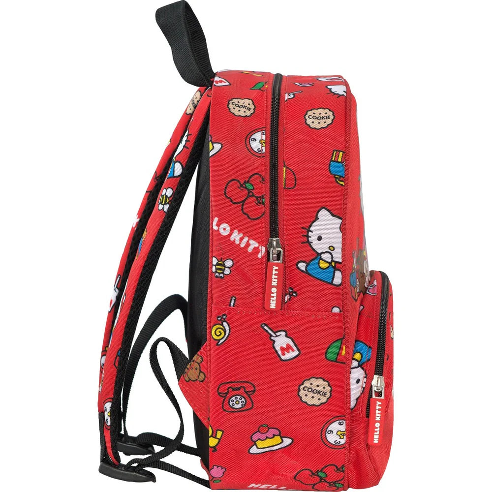 Zaino asilo Hello kitty Rosso