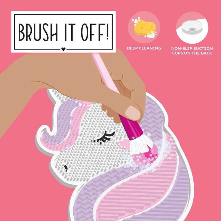 Tappetino Pulisci Pennelli da Trucco Unicorn - Brush it Off!