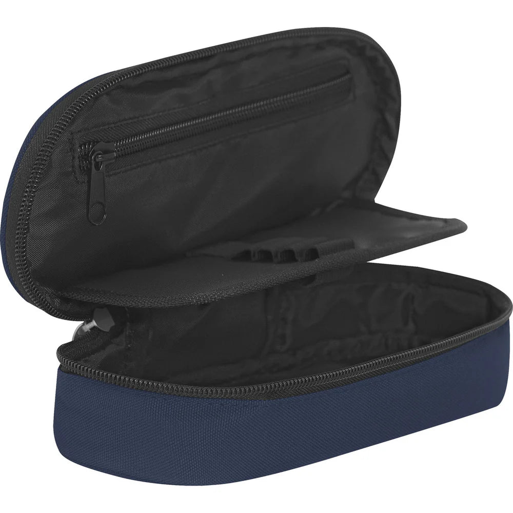 Astuccio Ovale COMIX Monocolore Blu