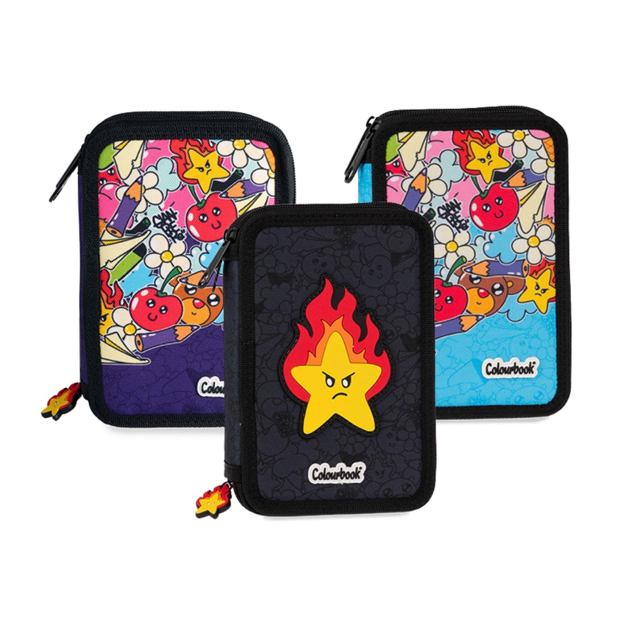 Astuccio 3 Zip Gianpiero X Colourbook