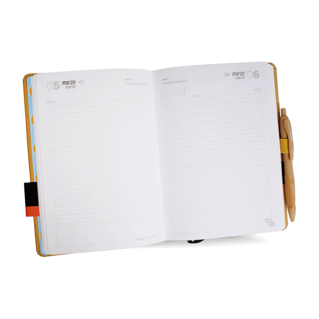 Agenda Giornaliera A5 Tinta Unita