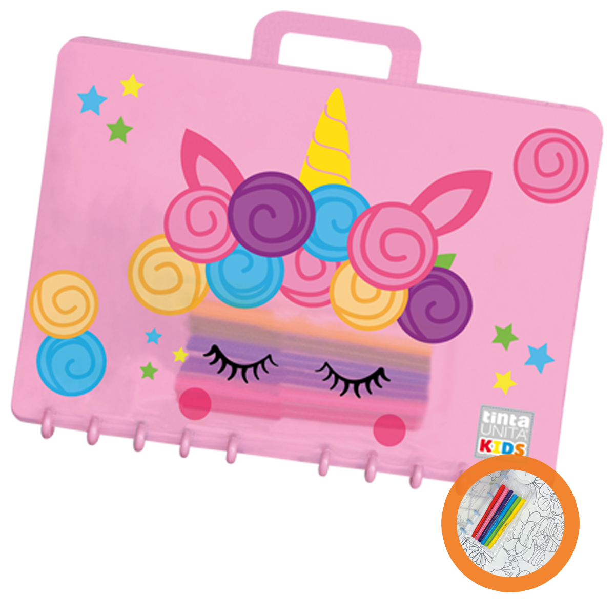 Valigetta Funny Coloring - Tinta Unita Kids