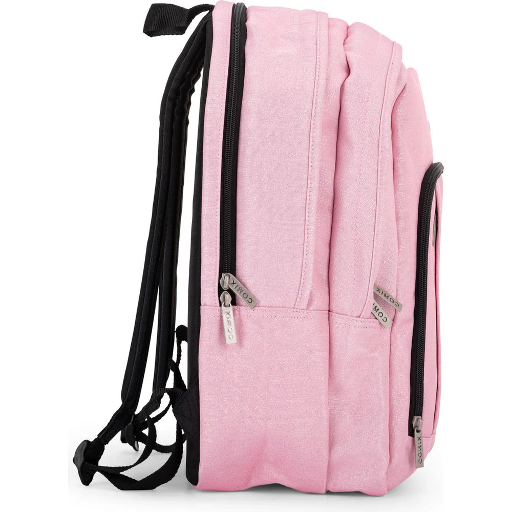 Zaino organizzato COMIX Lurex Rosa