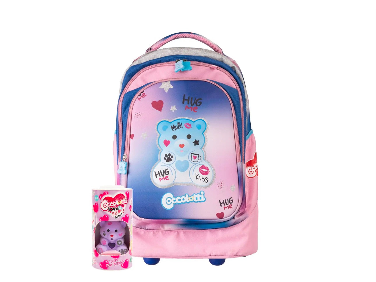 Trolley scuola Coccolotti con Coccolotto omaggio Colourbook
