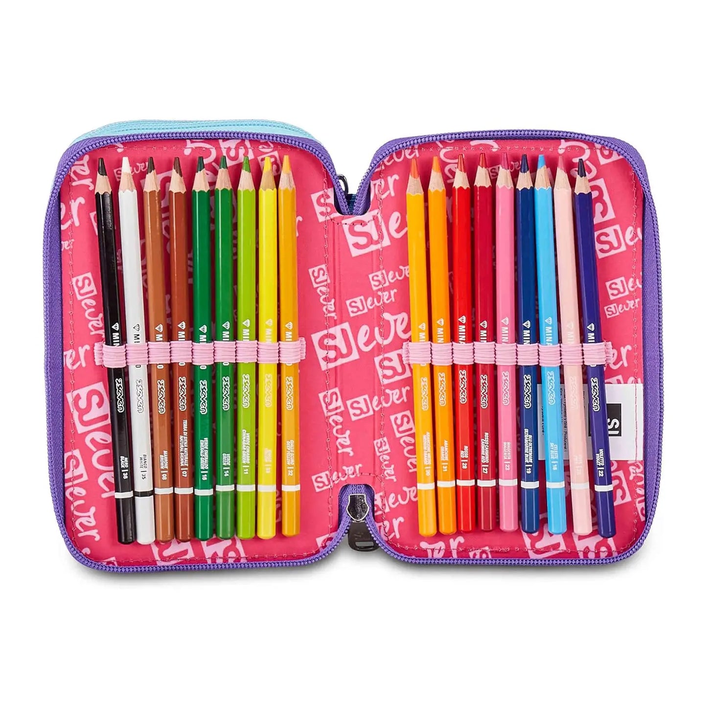 Astuccio 3 Zip Pink Beat - SJ Gang Ever