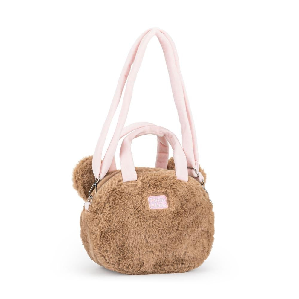 Borsa Plush Sagomata con Tracolla Orso Mofu Mofu