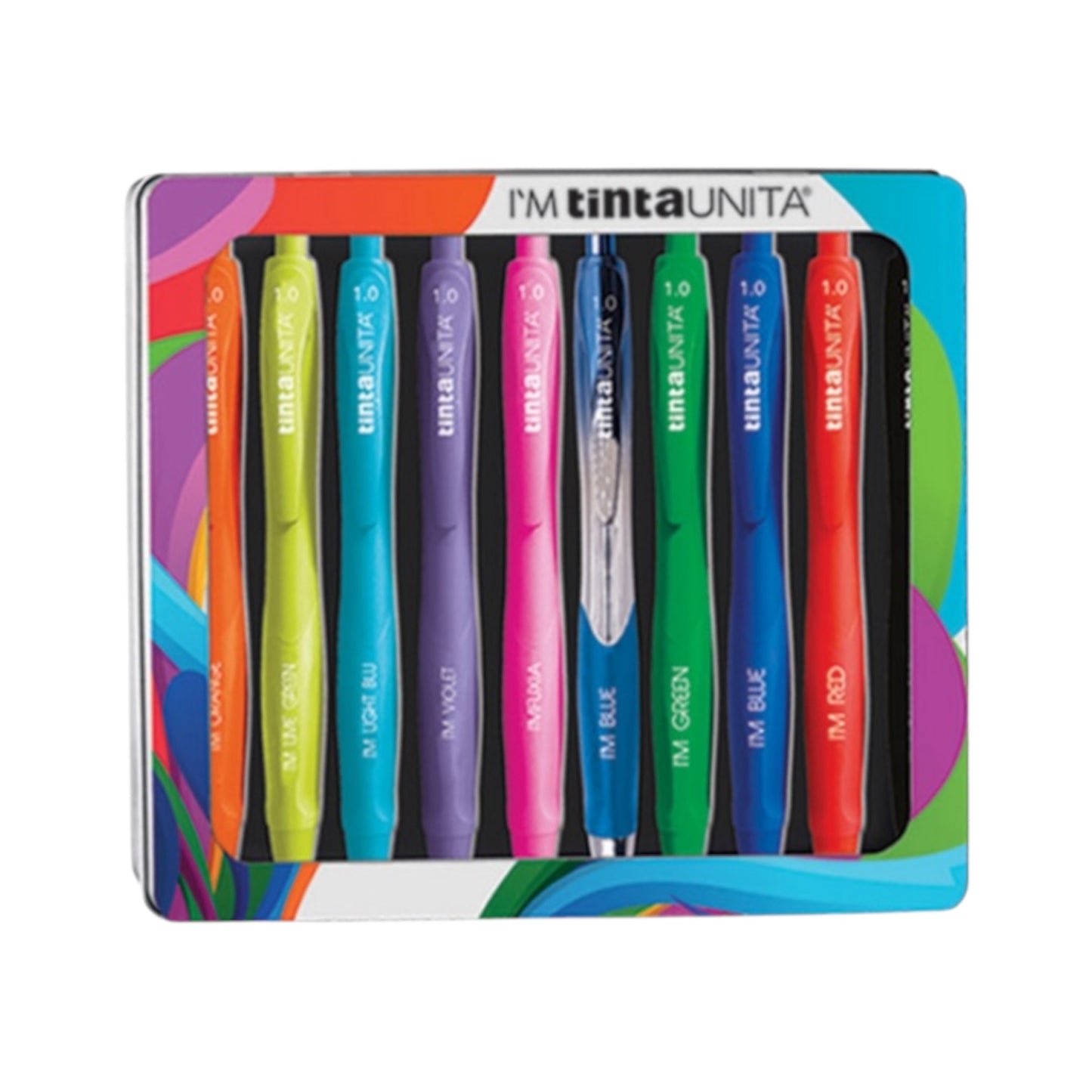 Confezione in metallo - Penne a sfera 1.0 Tinta Unita I’M