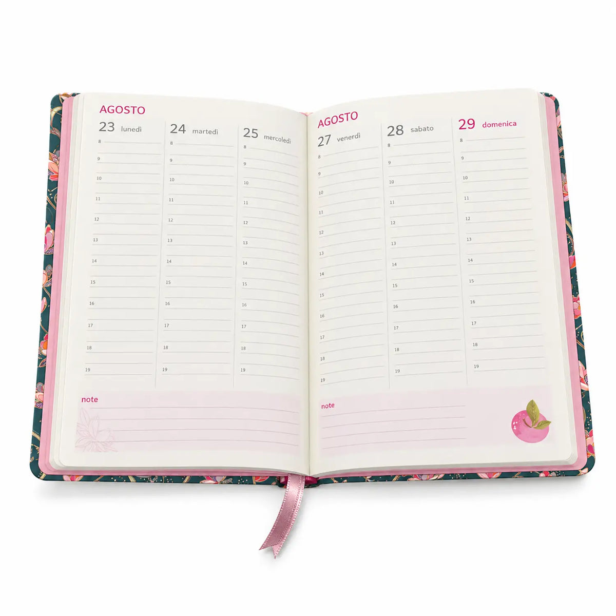 Agenda Settimanale 2027 Turnowsky Large Ninfee