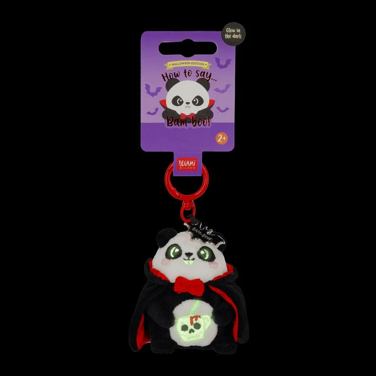 Portachiavi di Peluche Panda "Bam-Boo!" Halloween - Tiny Super Soft!