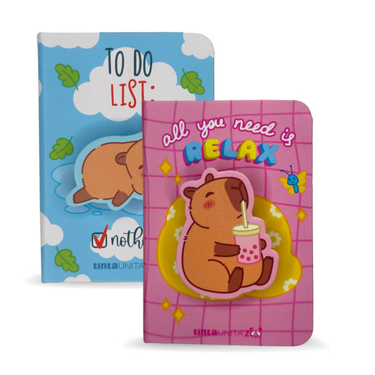 Mini blocchetto Spinner Capybara - Tinta Unita