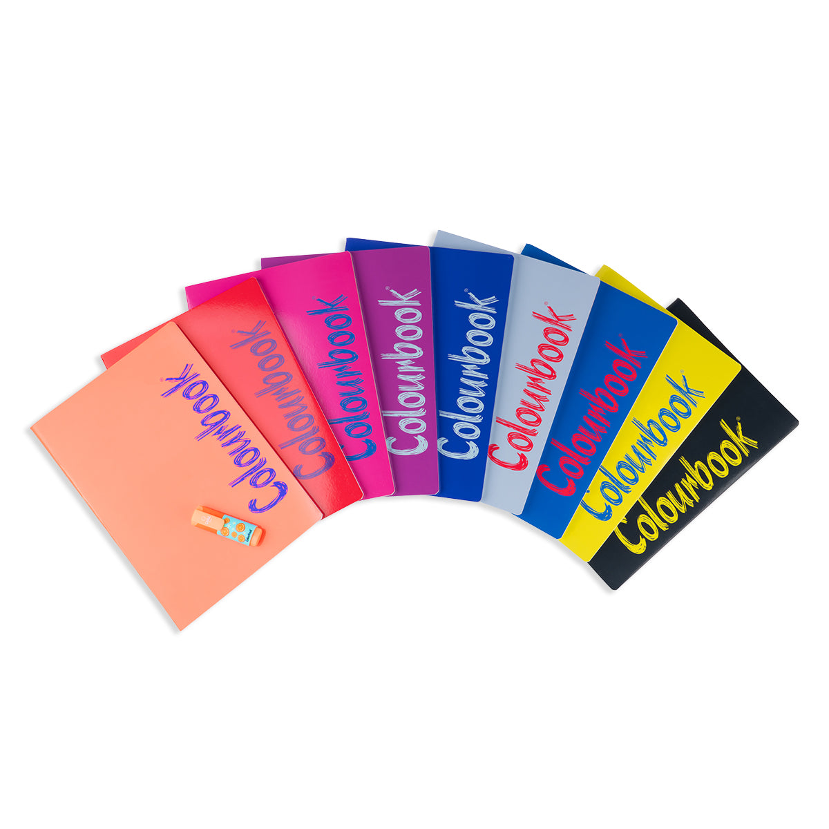 Set 6 Maxi Quaderni Bicolor - mini evidenziatore omaggio - Colourbook