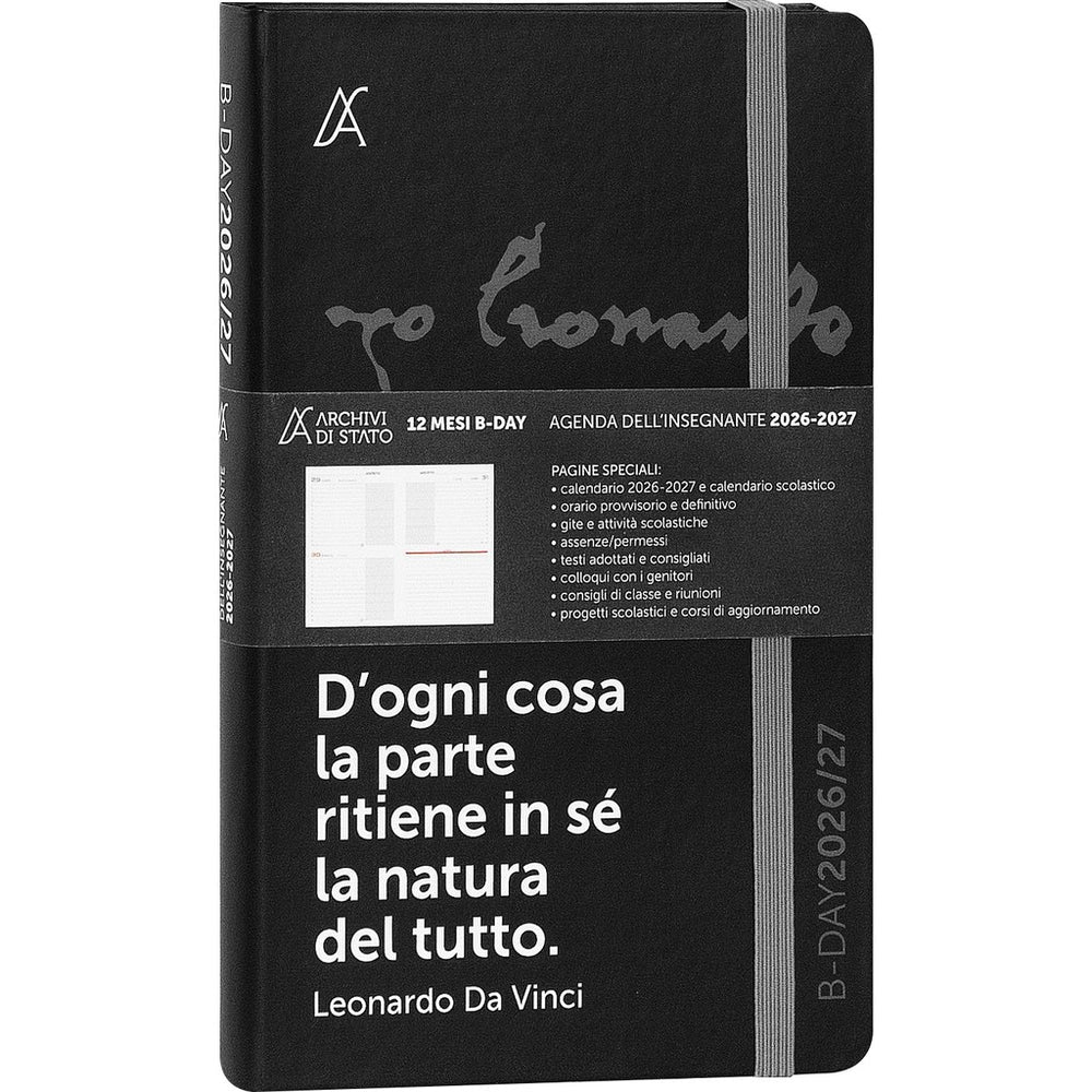Agenda dell’insegnante 12 Mesi 26/27 - Haltadefinizione - Bigiornaliera Da Vinci