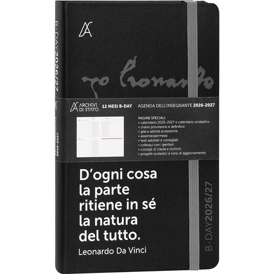 Agenda dell’insegnante 12 Mesi 26/27 - Haltadefinizione - Bigiornaliera Da Vinci