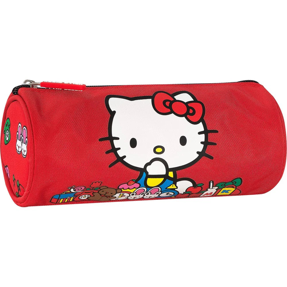 Astuccio tombolino Hello kitty Rosso