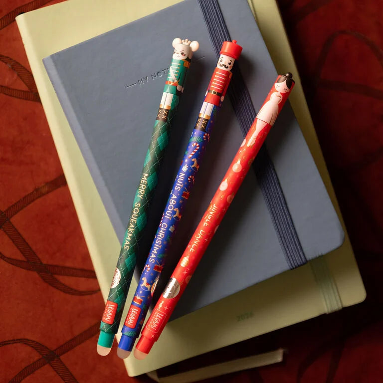 Set di 3 Penne Gel Cancellabili - The Nutcracker - Erasable Pen