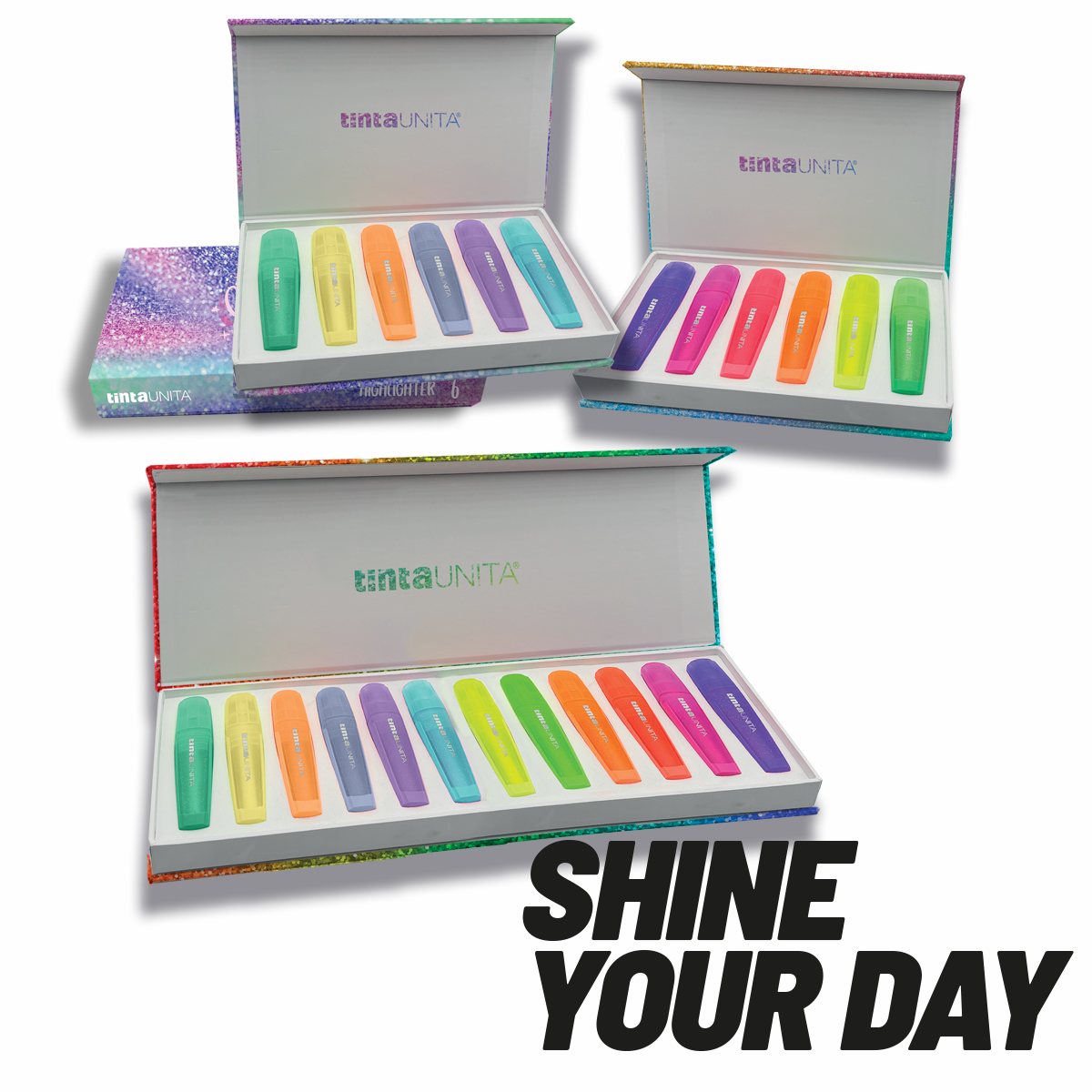 Box Evidenziatori Glimmer - Tinta Unita