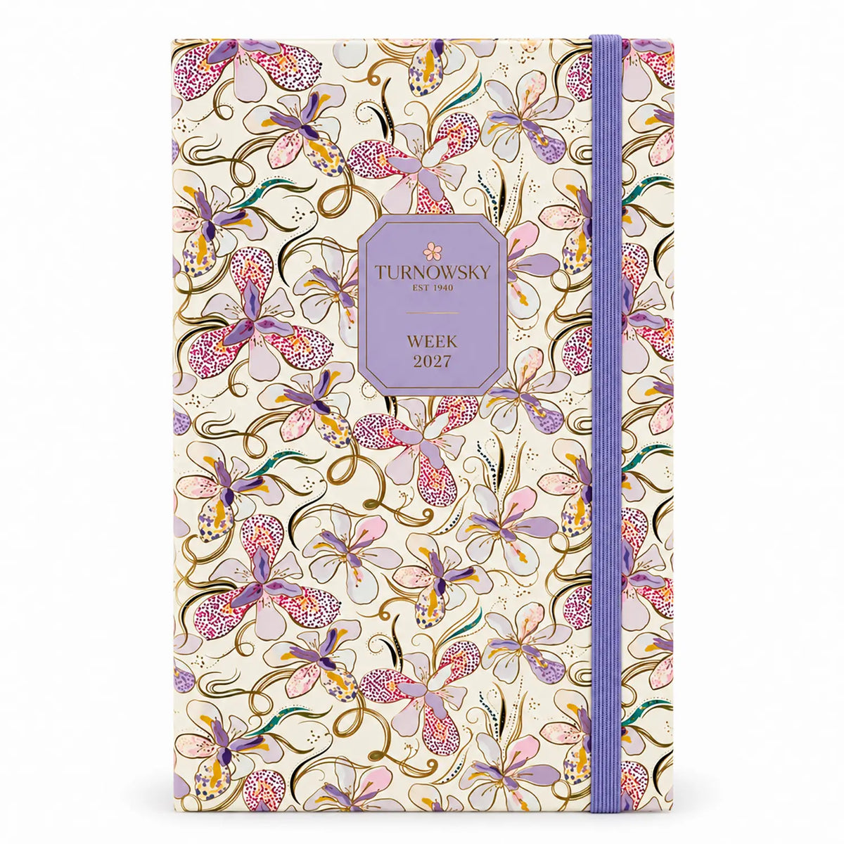 Agenda Settimanale 2027 Turnowsky Large Orchidee