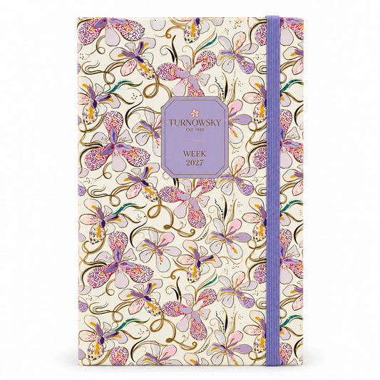 Agenda Settimanale 2027 Turnowsky Large Orchidee