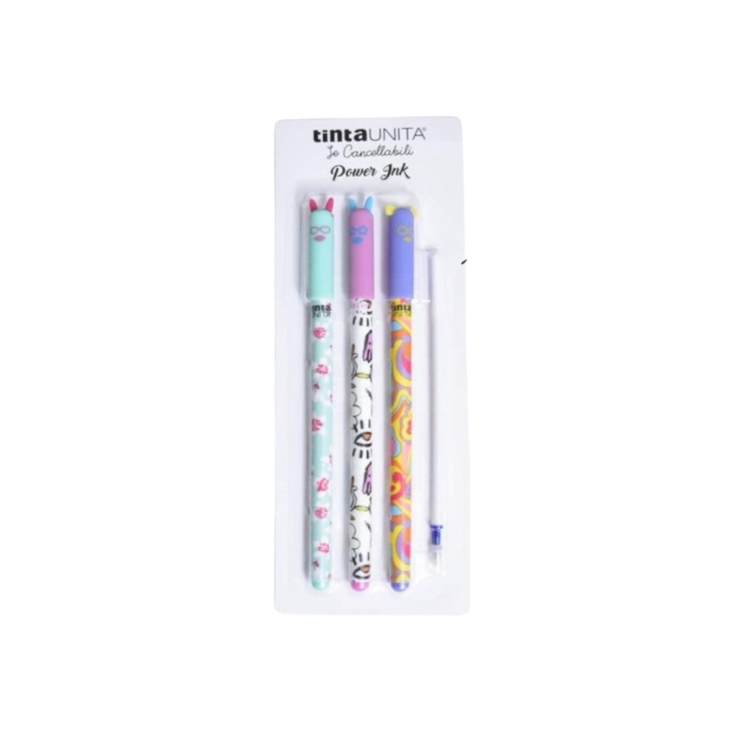 Power Ink Blister Set con 3 penne cancellabili - Tinta Unita