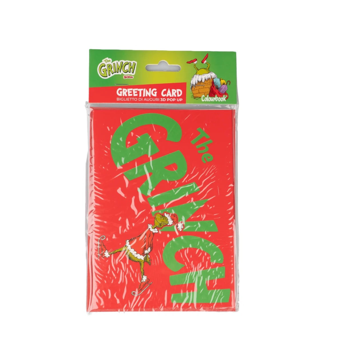 Biglietto d’auguri Pop-Up 3D The Grinch – 17x12cm – Merry Grinchmas
