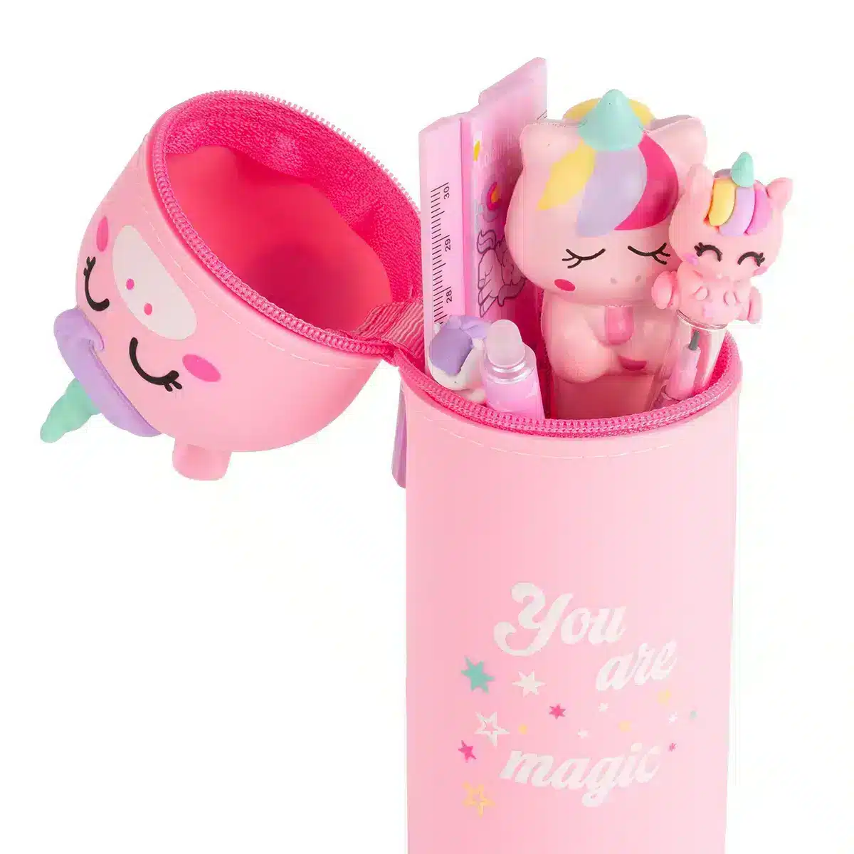 Astuccio portapenne in silicone Unicorn