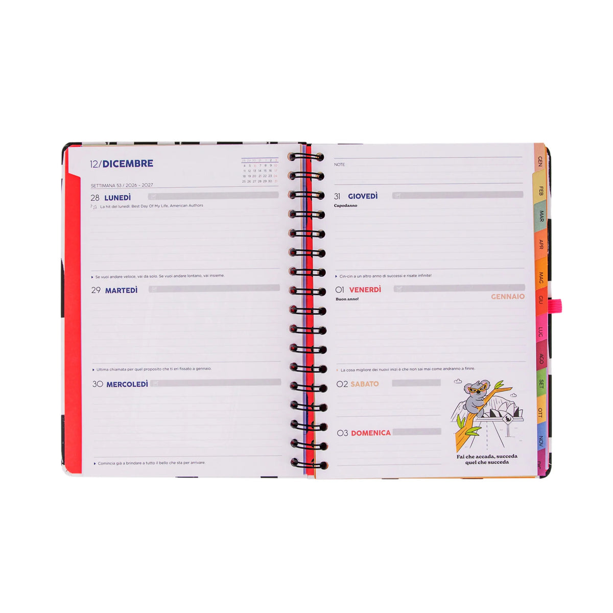 Agenda Settimanale 2027 - Oggi, senza fretta - Mr. Wonderful
