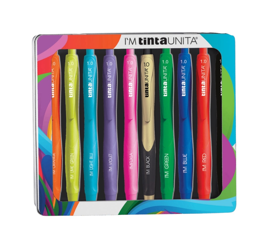 Confezione in metallo - Penne a sfera 1.0 Tinta Unita I’M