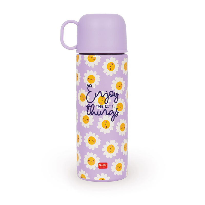 Hot & Cold - Borraccia Termica con Tazza Daisy