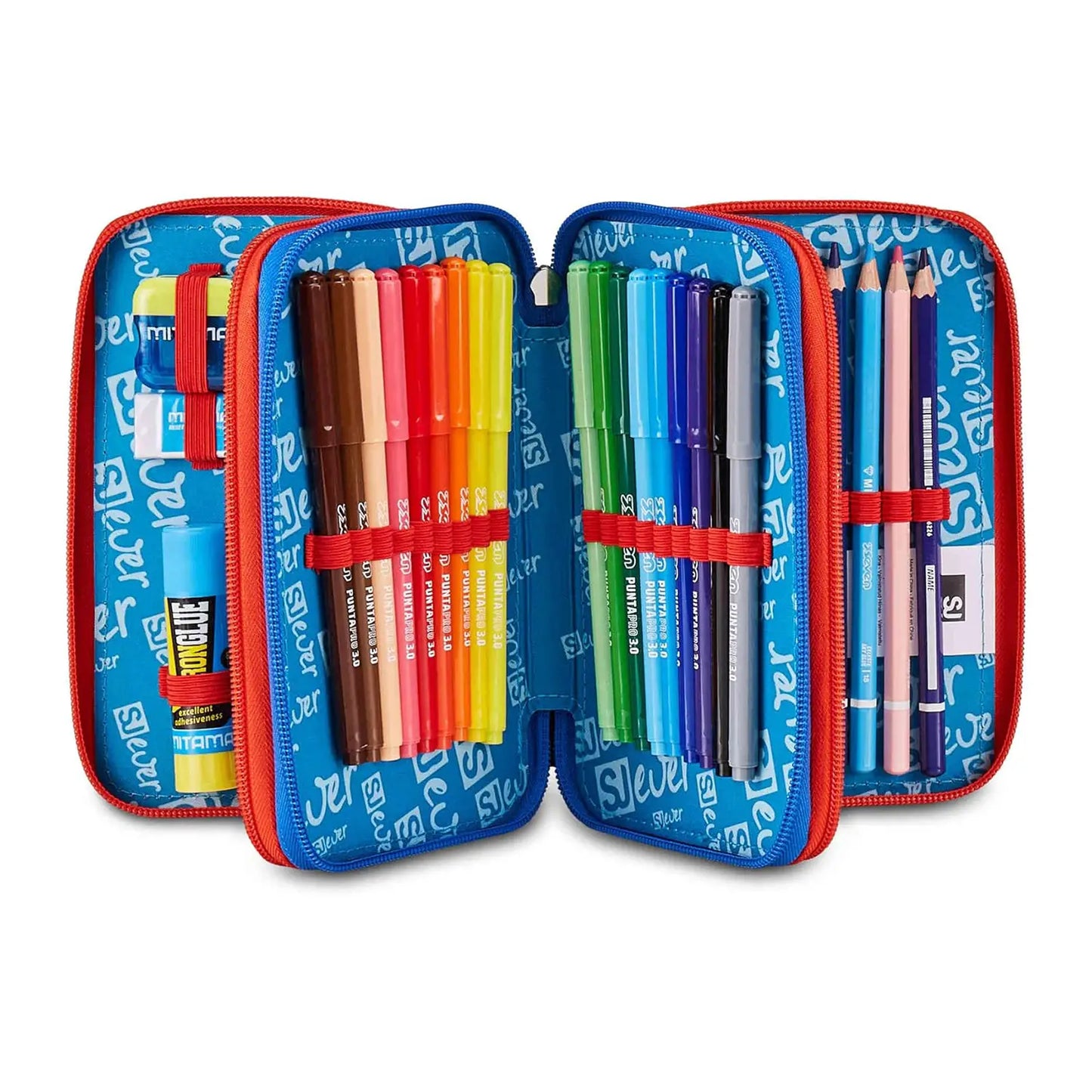 Astuccio 3 Zip Fluid Game - SJ Gang Ever