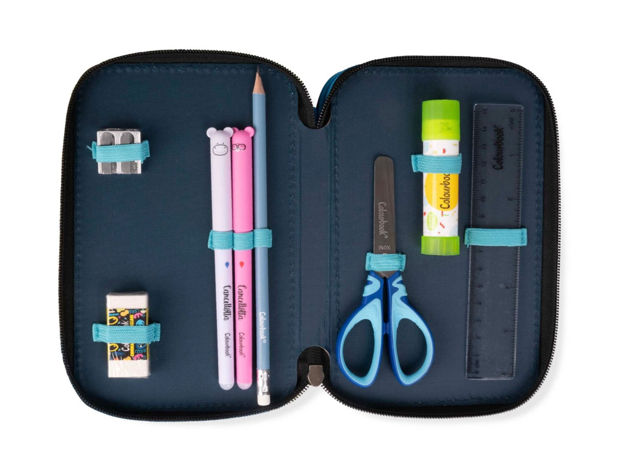 Astuccio 3 zip Abstract Colourbook