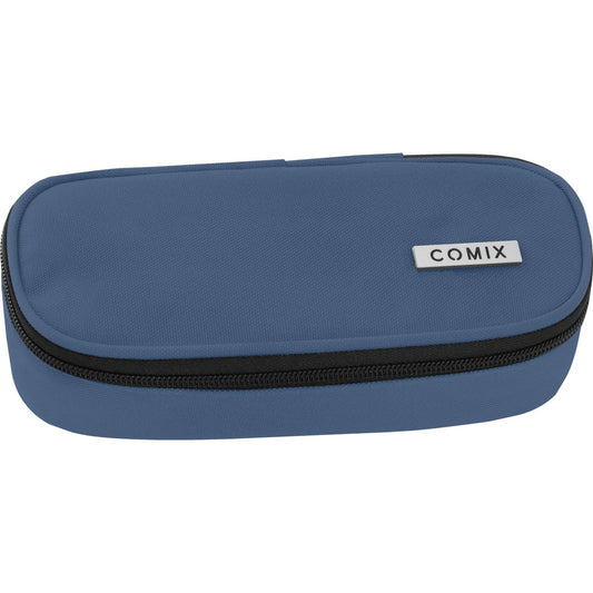 Astuccio ovale COMIX Monocolore Dusty Blu