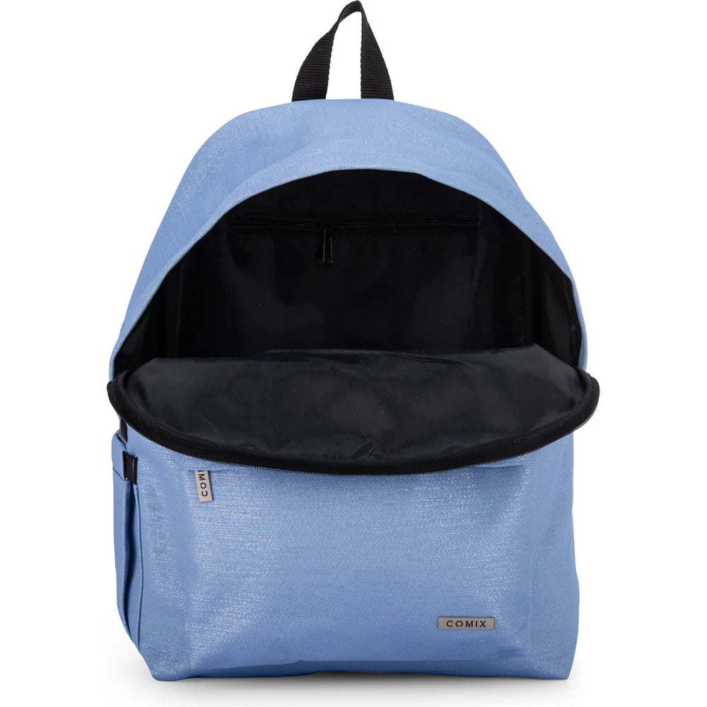 Zaino americano COMIX Lurex Azzurro