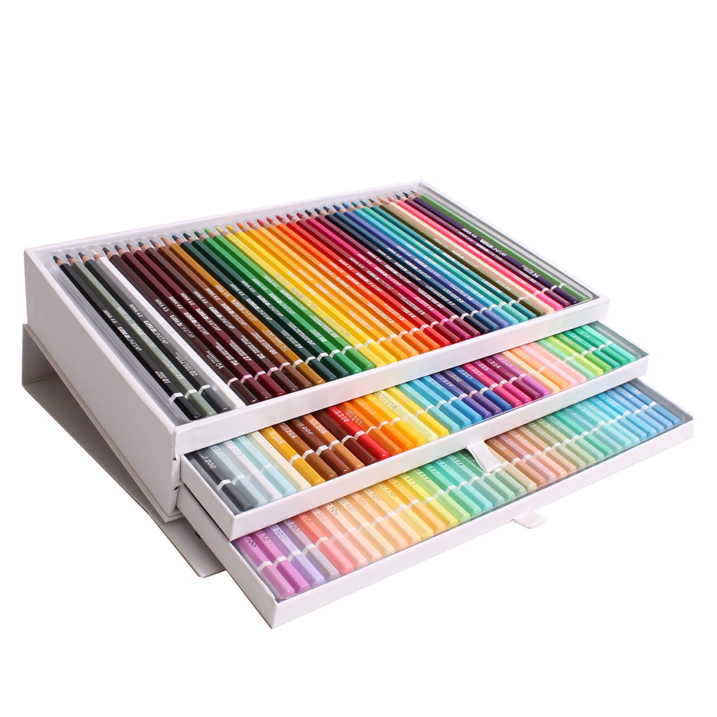 Cassettiera Pastelli Mina 4.2 in Magnetic Box 108 Colori Tinta Unita