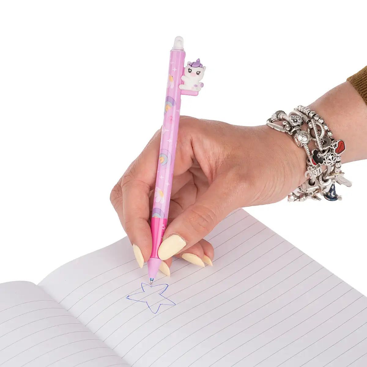 Penna Gel Cancellabile Unicorn - Colourbook
