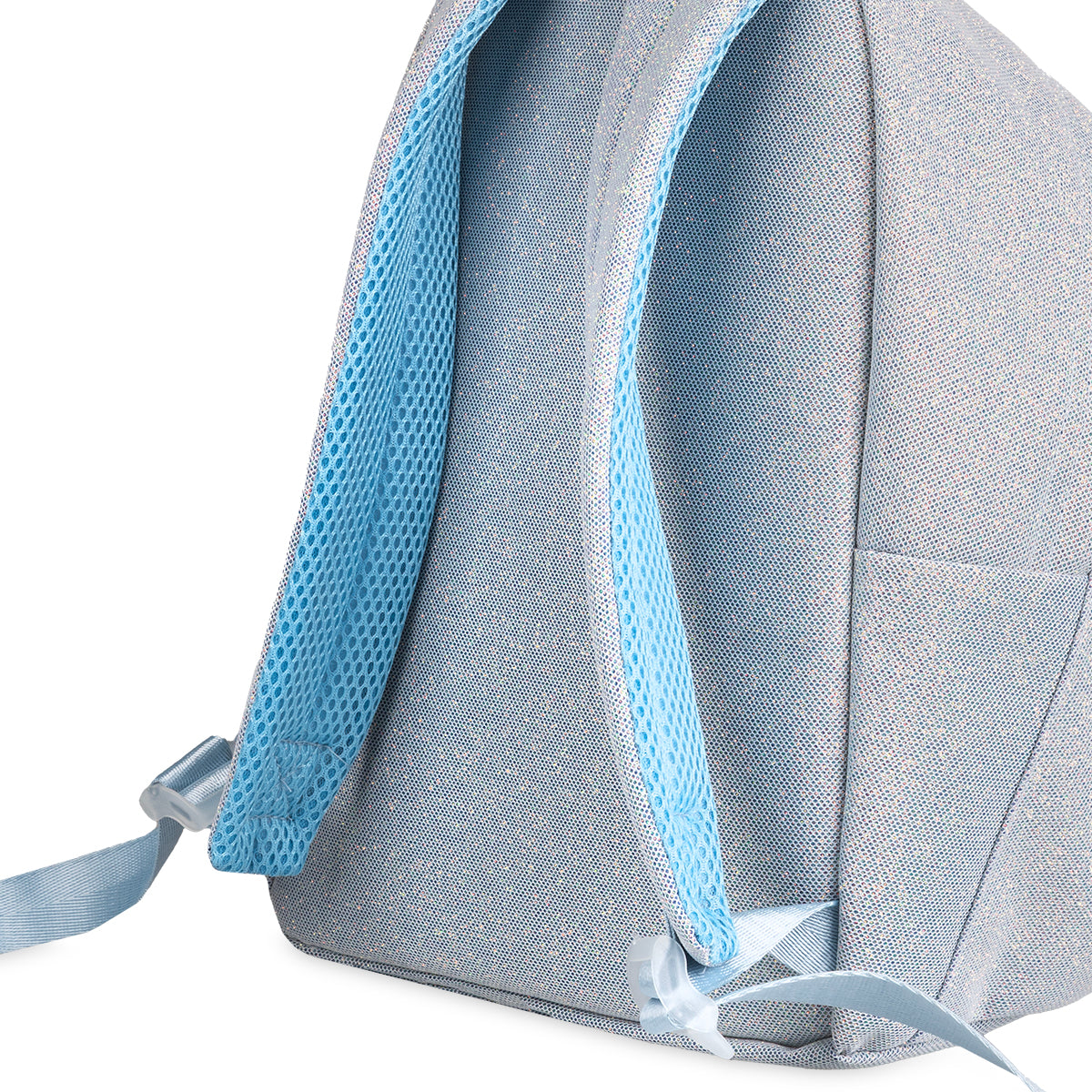 Zaino Americano Glitter Azzurro - Colourbook