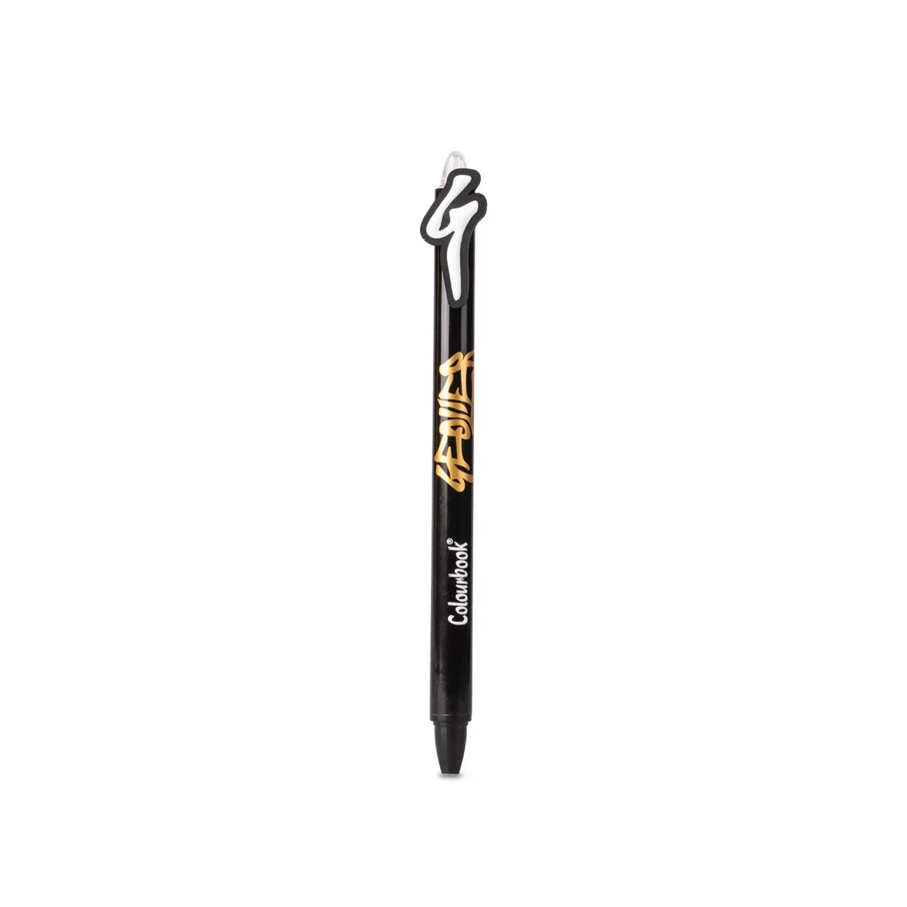 Penna a sfera Geolier con topper – Inchiostro blu