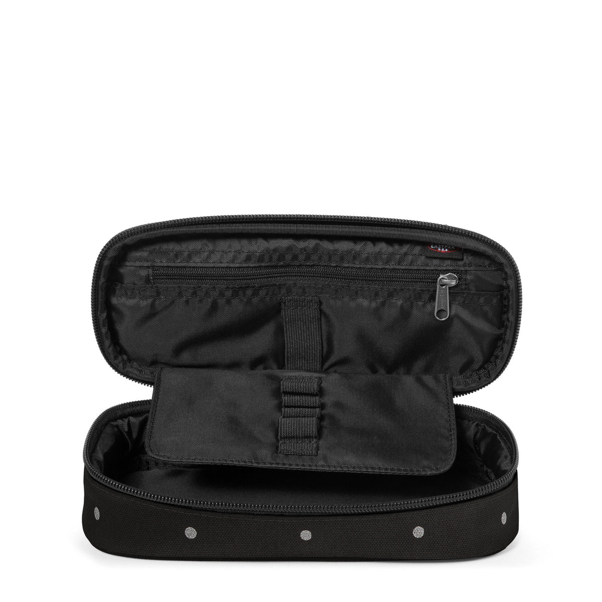 Astuccio Ovale Eastpak Dots Black Silver
