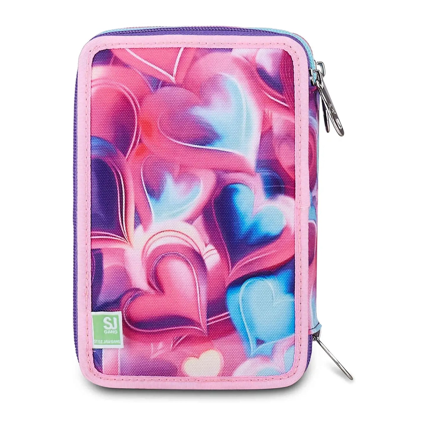 Astuccio 3 Zip Pink Beat - SJ Gang Ever