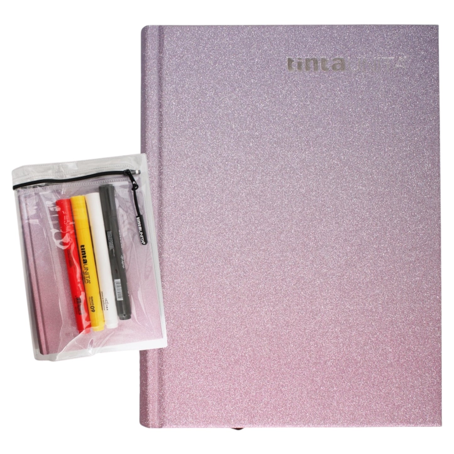 Diario Glitter 16 Mesi Con Copertina Art Marker - Tinta Unita