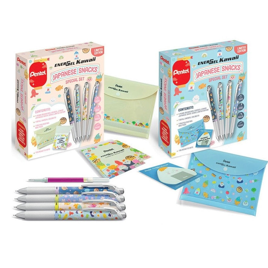 Set Astuccio Energel Kawaii - Pentel